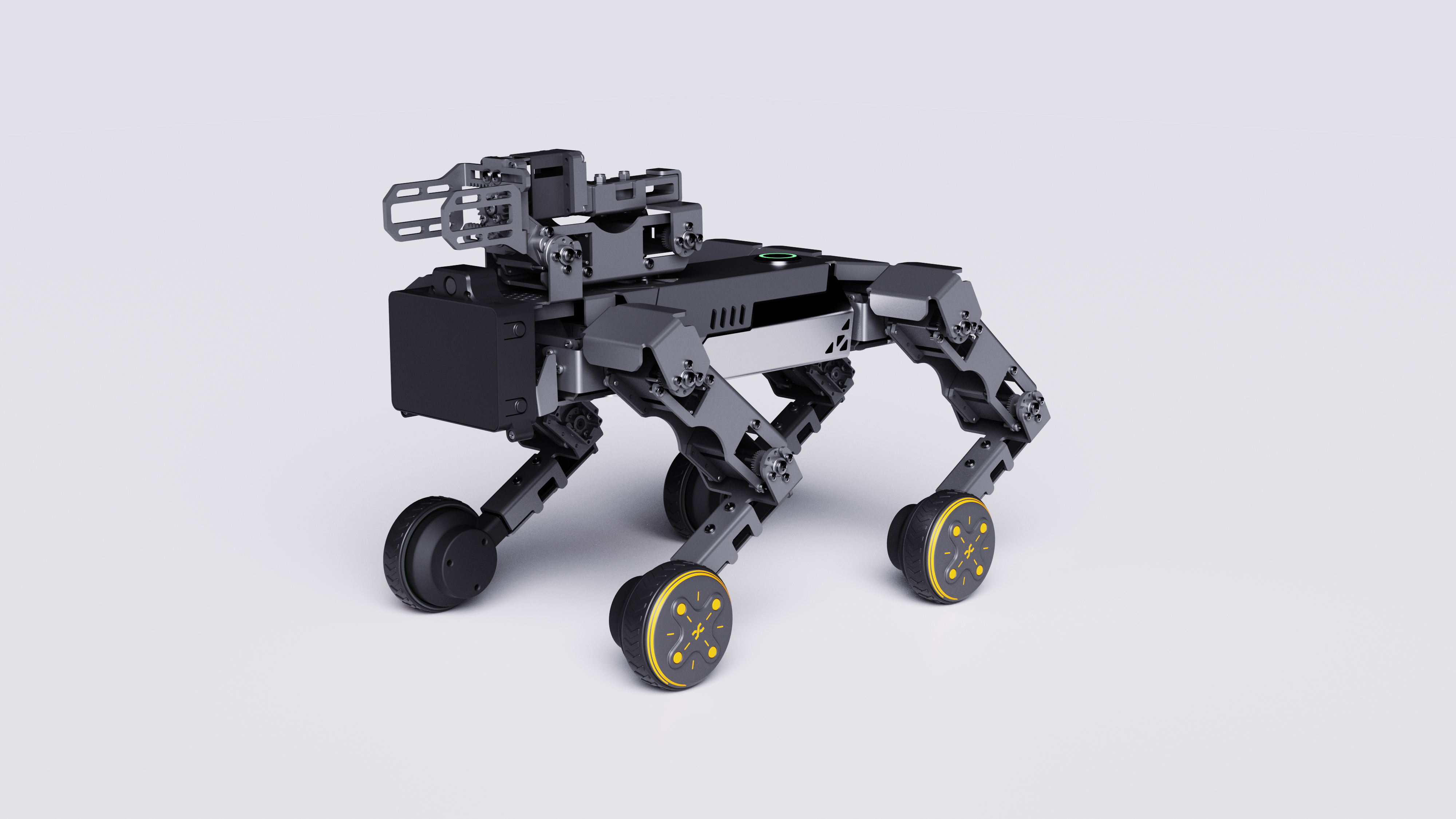 桌面级四轮足机器人