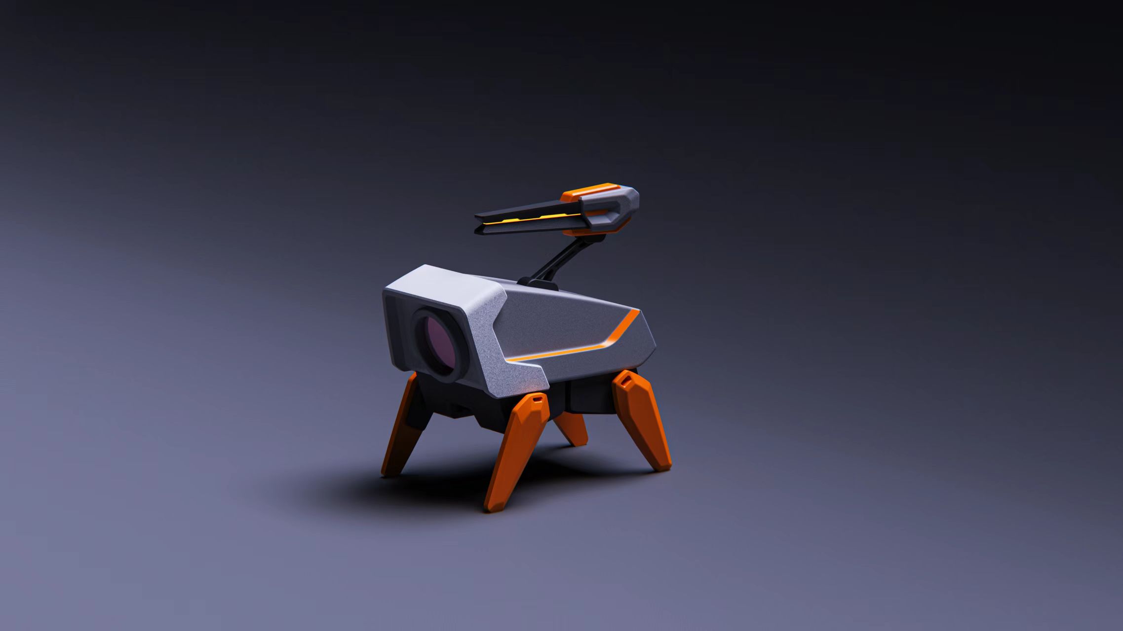 桌面级四足AI陪伴机器人