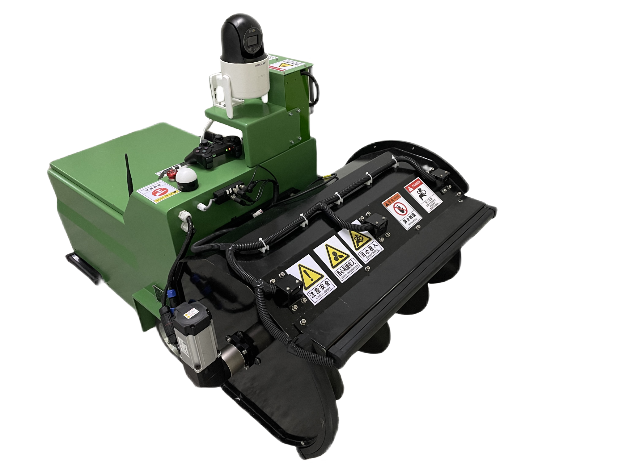 牛舍智能推料机器人